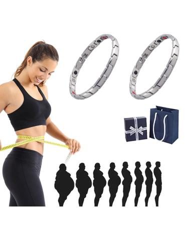 2/6PCs Magnetic Lymph Detox Bracelet Imagine Magnetic Lymph Detox Bracelet Lymph Drainage Magnetic Bracelet Arthritis Pain Relief and Carpal Tunnel