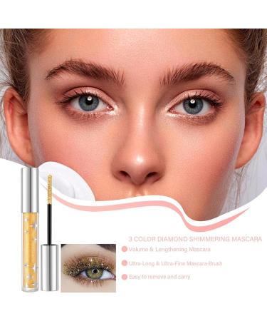  Ziennhu Glitter Mascara | 5G Glitter Lash Mascara Waterproof Curling Mascara - Bezaubernde Pailletten Mascara Dickes - Mascara Makeup - Colorful Mascara for Christmas Halloween Parties - Buy Online on GoSupps.com