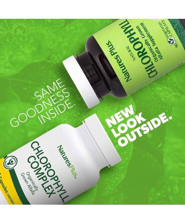 Nature's Plus Chlorophyll Complex - 90 Capsules for Detox & Energy Boost - Buy Online on GoSupps.com