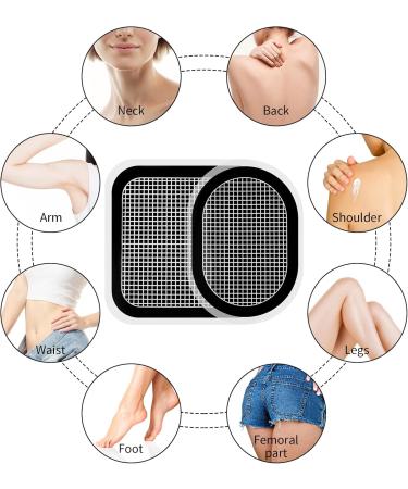 18-Pack Replacement Electrodes Gel Pads for EMS Muscle Stimulators | Spare Parts for Abs & Belly Trainers - Buy Online on GoSupps.com