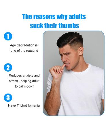 Adult Thumb Guards for Finger Sucking - Breathable Nail & Skin Picking Protection Gloves (2 Pack - Buy Online on GoSupps.com