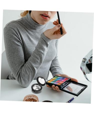 DRESSOOS 8 Pcs Eye Shadow Box Makeup Travel Containers Empty Palette Eyeshadow Travel Black Plastic - Buy Online on GoSupps.com
