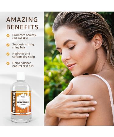 PHENOXYETHANOL Preservative Liquid (32 oz) Paraben-Free Formaldehyde-Free Water & Oil Soluble | Suitable for Soap Making, Lotions, Conditioners, Creams | Keeps Products Fresh & Safe | 32 Ounces - Buy Online on GoSupps.com