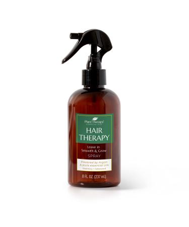 Plant Therapy Hair Therapy Leave In Smooth & Grow Spray 8 oz Smooth Soften & Detangle Paraben & Synthetic Fragrance Free