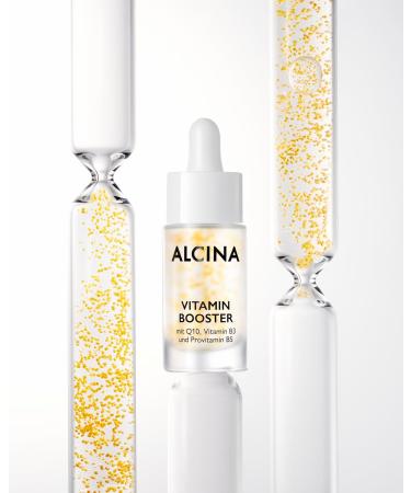 Dr AS ALCINA Vitamin Booster 1 x 15 ml for a healthy visibly smooth appearance concentrated facial serum with Q10 vitamin B3 and provitamin B5 - Buy Online on GoSupps.com