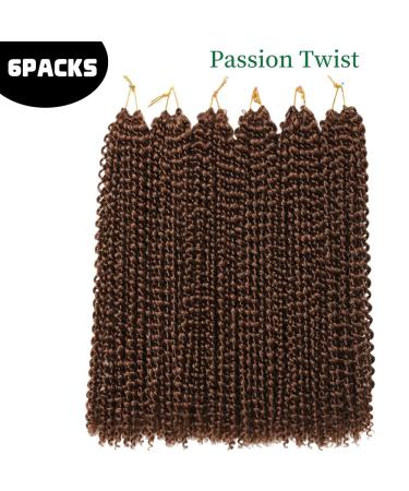 Passion Twist Hair Extensions - 6 Packs 18 Inch Faux Locs Crochet Braids | Yddm Synthetic Hair for Stunning Styles - Buy Online on GoSupps.com