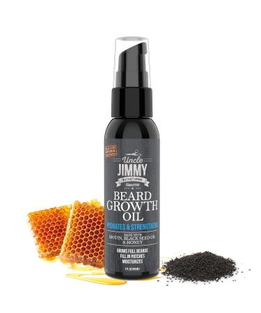 Uncle Jimmy Beard Growth Oil 59ml | Boost Beard Growth | Premium Quality & International Shipping - Buy Online on GoSupps.com