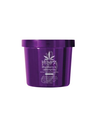 Hempz Blackberry & Lemongrass Herbal Cleansing Shower Jelly 4 oz.