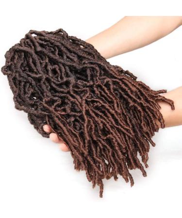Xtrend 6 Packs 12 Inch Pre-Looped Nu Faux Locs Crochet Braids Hair Extensions for Short Distressed Butterfly Locs Ombre Synthetic Braiding Hair Wavy Gpysy Soft Locs Crochet Hair 18strands/pack 1B/30# 12 Inch (Pack of 6) T30# - Buy Online on GoSupps.com