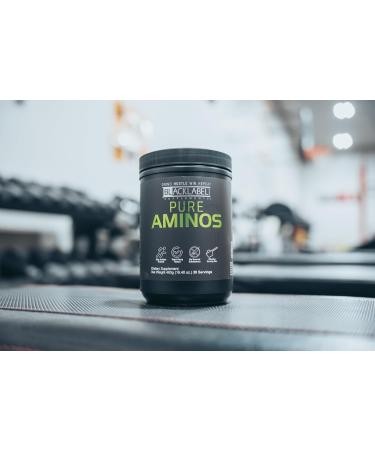 BLACKLABEL Supplements Pure AMINOS Essential Amino Acids Green Apple 30 Servings Vegan Post-Workout Recovery Powder Low Calorie Amino Acid Supplement for Muscle Support and Performance - Buy Online on GoSupps.com