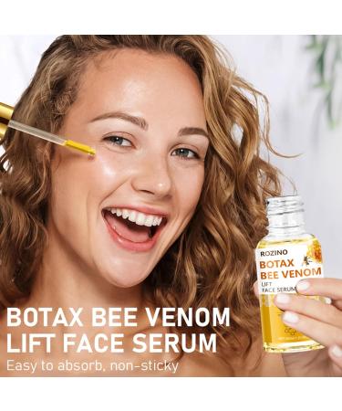 Bee Venom Lifting Face Serum Hydrating & Firming Treatment for Facial Skin Helps Improve Appearance of Sagging Skin Fine Lines & Elasticity Moisturizing & Smoothing Formula (Bee venom) - Buy Online on GoSupps.com