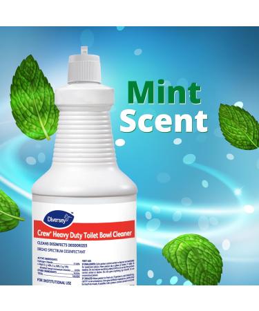 Buy CREW 04560 Heavy Duty Toilet Bowl Cleaner - Disinfectant with 23% HCI Mint Scent 32-Ounce - Rust & Lime Scale Remover - International Shipping Available - Buy Online on GoSupps.com