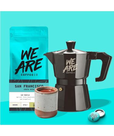 Coffee Ground for Cafetiere 227g Bag Costa Rica Ground Coffee Chocolate & Fruits Notes 100% Arabica Medium Roast Speciality Freshly Roasted Single Origin (We Are Coffee Co) Ground Cafetiere 227 g (Pack of 1) - Buy Online on GoSupps.com