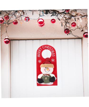 Holibanna 2pcs Christmas Fabric Door Hanging Door Knob Christmas Pendant Ornament Christmas Doorknob Pendants - Buy Online on GoSupps.com