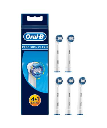 Oral-B Precision Clean Rechargeable Electric Toothbrush Heads - 5 Count (Pack of 1 )