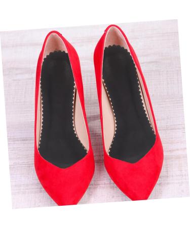 SHERCHPRY Self-Adhesive Heel Insoles - Comfortable Wear-Resistant High Heel Pads for Daily Use - Anti-Skid Foot Inserts - Black 21x9x0.3cm - Buy Online on GoSupps.com