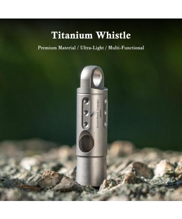 Ibasingo Titan Signal Pipe with Lanyard Loud Hiking Trainer Safety Whistle & Keychain for Outdoor Camping First Aid | TI9016O - Buy Online on GoSupps.com