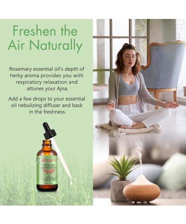 100% Natural Rosemary Oil for Hair Growth | 60ml Rosemary Oil for Scalp Aromatherapy & Massage - Buy Online on GoSupps.com