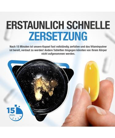 High-Dosed Omega 3 6 9 Capsules - 1000mg Softgels | 100 Count | Premium Fish Oil Sunflower & Flaxseed Oil with Vitamin E | 3+ Month Supply - Buy Online on GoSupps.com