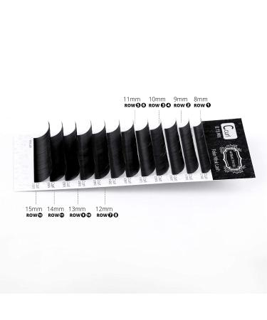 D Curl Fake Mink Lash Individual Eyelash Extension Supplies - Mixed Tray 0.15mm Thickness - Salon Quality - Buy Online on GoSupps.com