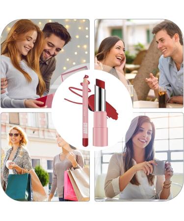 Moisturizing Tinted Lip Balm Waterproof and Resistant Contour Long-Lasting Nourishing Plumping Effect Non-Sticky Matte Finish for Cold Weather Nighttime and Everyday Makeup - Buy Online on GoSupps.com