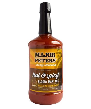 Major Peters' Hot and Spicy Bloody Mary Mix, 59.2 Ounce (1.75 Liter)