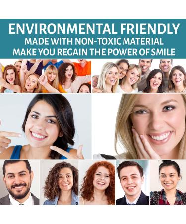 Adjustable Snap On Dentures Temporary Veneers Kit for Women and Men Tooth Replacement Kit Nature and Comfortable (1 Count (Pack of 1) - Buy Online on GoSupps.com