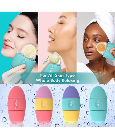 Ice Roller for Face and Eye - Facial Skin Care Tool for Puffiness and Migraine Relief - Pink - Buy Online on GoSupps.com