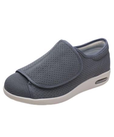 Diabetic Shoes Extra Wide Widths Walking Edema Sneakers Adjustable Diabetic Slippers Non-slip Lightweight Sandals For Edema Plantar Fasciitis Bunions Arthritis Swollen Feet ( Color : A  Size : 13.5
