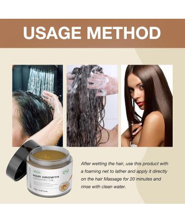 Organic Batana Hair Oil for Hair Growth & Split Ends | Prevents Hair Loss & Increases Shine | 4.2 oz for Men & Women - International Shipping Available - Buy Online on GoSupps.com