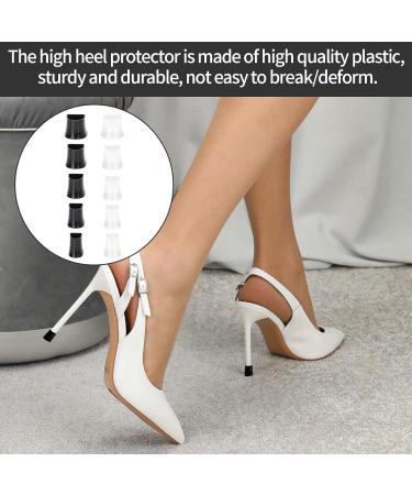 10 Pairs High Heel Protectors - Sole Protection for Grass & Outdoor Events - 5 Sizes Available (XX XS S M L) - Buy Online on GoSupps.com