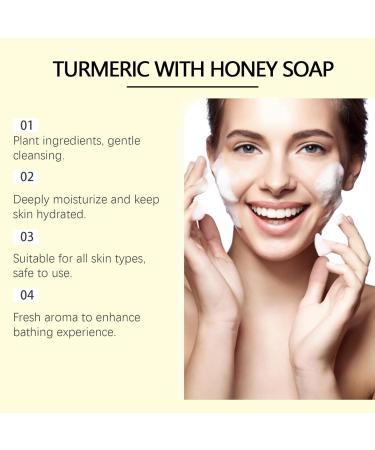 Soft 7 Turmeric With Honey Soap Soft 7 Turmeric With Honey Oil For Skin Soft7 Body Oils Soft 7 Turmeric Oil For Lightening Dark Skin Turmeric Super Whitening Oil (Soap 1PC) - Buy Online on GoSupps.com