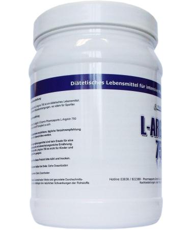 L-Arginine 750 Powder - Premium Quality Plant Fermentation - 750g Can - International Shipping Available - Buy Online on GoSupps.com
