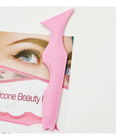 Eyeliner Guide Template Flexible Eyeliner Template Multifunctional Eyeliner Stencil for Quick Eye Makeup Flexible Eyeliner Stencil Makeup (Pink) - Buy Online on GoSupps.com