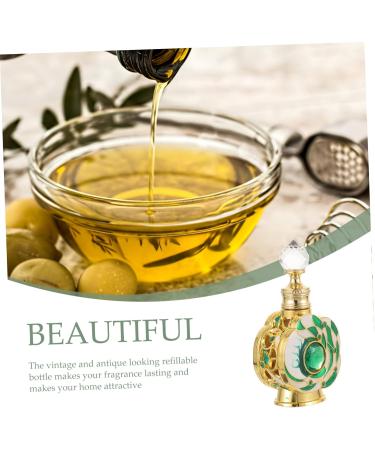 Healeved Perfume Bottle Essential Oil Perfume Dubai Perfume Finery Perfume Essential Oil Holder Bottle for Essential Oil Vintage Bottle Middle East Metal Bottle Travel - Buy Online on GoSupps.com