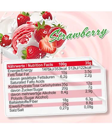 All Stars Skyr Protein Bar Strawberry - 24x35g | 35g Protein Bars with Strawberry Pieces & Chocolate Dipped | Low-Calorie & Low-Fat - 25% Protein - Buy Online on GoSupps.com