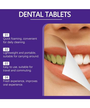 Breath Freshening Toothpaste Tablets - Gentle Gum Care Stain Removal Teeth Whitening & Travel-Friendly(3PCS) - Buy Online on GoSupps.com