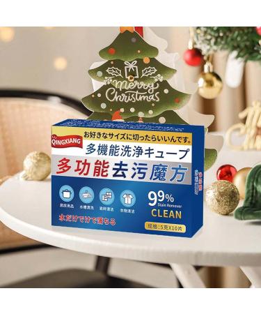 Active Biological Enzyme Washing Multi-Functional Bio-Enzyme Cleaning Tablets Bio-Enzyme Explosive Salt Powerful Stain Removing Tablets Multifunctional Decontamination Cube (3pc) - Buy Online on GoSupps.com