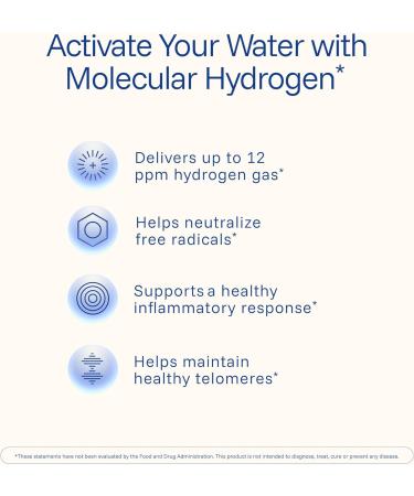 ProHealth Molecular Hydrogen Longevity Water Tablets | Clinically Studied | Third-Party Tested | 80 mg, 30 Tablets 30 Count (Pack of 1) - Buy Online on GoSupps.com