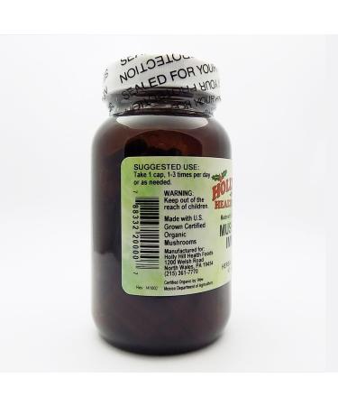 Holly Hill Health Foods Mushroom Immune 90 Vegetarian Capsules - Buy Online on GoSupps.com