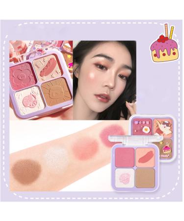 Natural Face Palette - Highlight, Blush, and Bronzing Contour Makeup - Buy Online on GoSupps.com