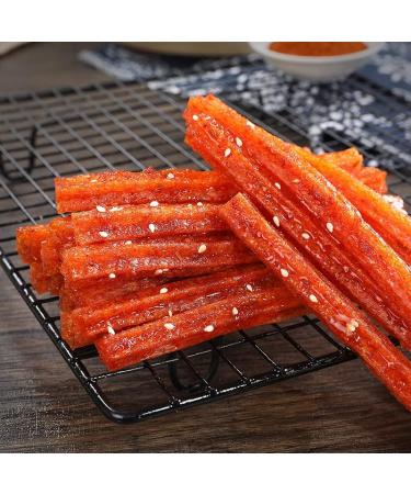 Spicy noodle web celebrity latiao snacks 62g/packet big spicy piece nostalgia spicy Gluten casual snacks Very spicy Spicy stick (Mix and match spicy strips 4 pack) - Buy Online on GoSupps.com