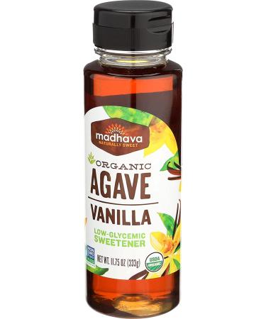 Organic Agave Vanilla Sweetener - Madhava Natural, 11.75 oz (333 g) - Buy Online on GoSupps.com