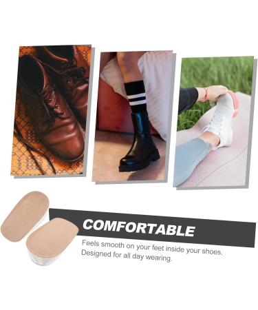 FRCOLOR 2pcs Forefoot Cushion Heels - Running Insoles for Men & Women - Invisible Achilles Tendon Pad - Leather Inserts for High Heels & Closed Toe Shoes - Buy Online on GoSupps.com