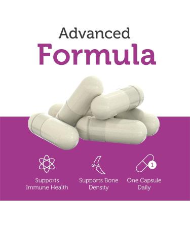 Zahler Vitamin D3 & K2 Advanced D3 & K2 Formula Supports Bone Density & Calcium Absorption 60 Capsules. - Buy Online on GoSupps.com
