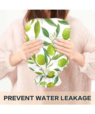 Buy Floral Green Lemon Hot Water Bottle - 2L Pain Relief for Neck & Shoulder | International Shipping - Buy Online on GoSupps.com