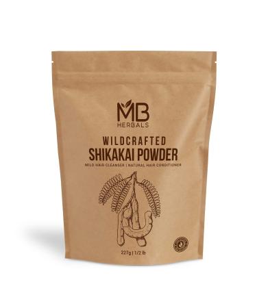 MB Herbals Shikakai Powder | 227g | 1/2 lb | 8 oz | 0.5 LB | Natural Hair Cleanser & Conditioner | 100% Pure Acacia concinna Fruit Pods Powder from Wildcrafted Shikakai - Buy Online on GoSupps.com