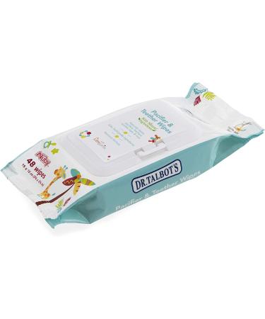Dr. Talbotâ€™s Vanilla Milk Pacifier & Teether Wipes - 48 Count | Safe & Effective 0m+ - Buy Online on GoSupps.com