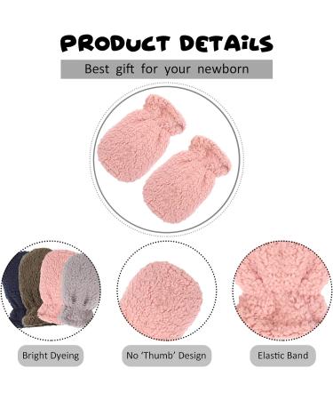 Pesaat Double Layer Fleece Baby Gloves - Anti-Scratch Mittens for Boys and Girls 6-12 Months (3pcs) - Winter Infant Toddler Warm Mittens - Buy Online on GoSupps.com