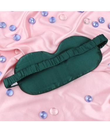 Milisten Friends Green Silk Eye Mask Blindfold for Night Sleeping and Travel - Elastic Strap, Men, Women, Students - Sleep Mask - Buy Online on GoSupps.com